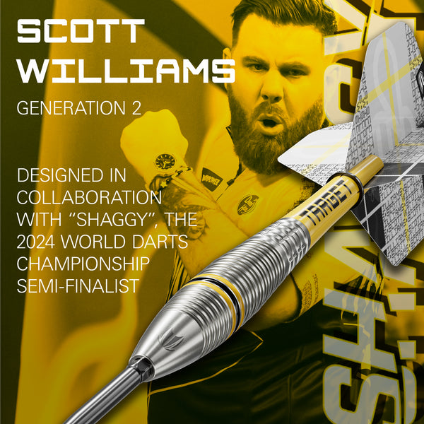 TARGET SCOTT WILLIAMS G2 SP STEEL TIP DARTS 1