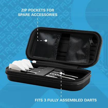 TARGET TAKOMA TAG BLUE DARTS CASE / WALLET