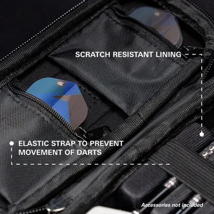 TARGET TAKOMA TAG BLUE DARTS CASE / WALLET