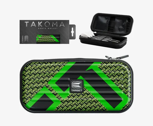 TARGET TAKOMA TAG GREEN DARTS CASE / WALLET