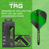TARGET TAKOMA TAG GREEN DARTS CASE / WALLET