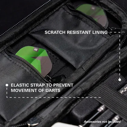 TARGET TAKOMA TAG GREEN DARTS CASE / WALLET