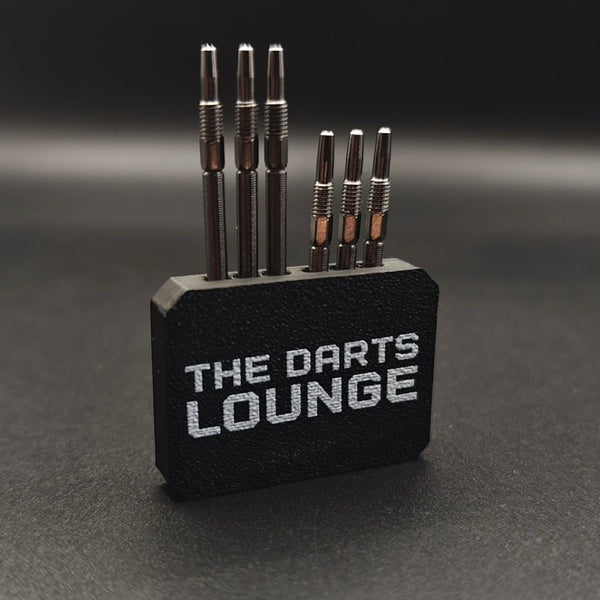 THE DARTS LOUNGE UNIVERSAL SCREW-IN POINT HOLDER BLACK