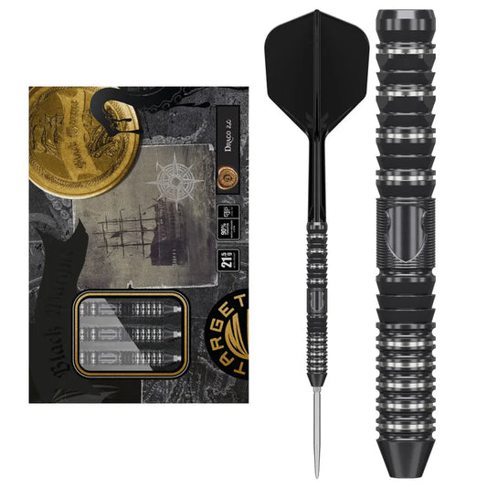 TARGET JAPAN BLACK MARQUE DRACO GEN 2 90% SP STEEL TIP DARTS