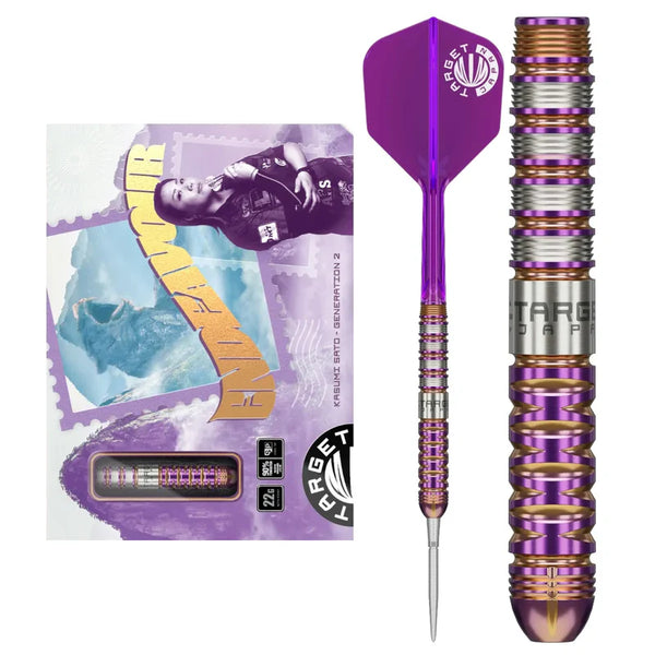 TARGET JAPAN KASUMI SATO ENDEAVOR GEN 2 90% SP STEEL TIP DARTS