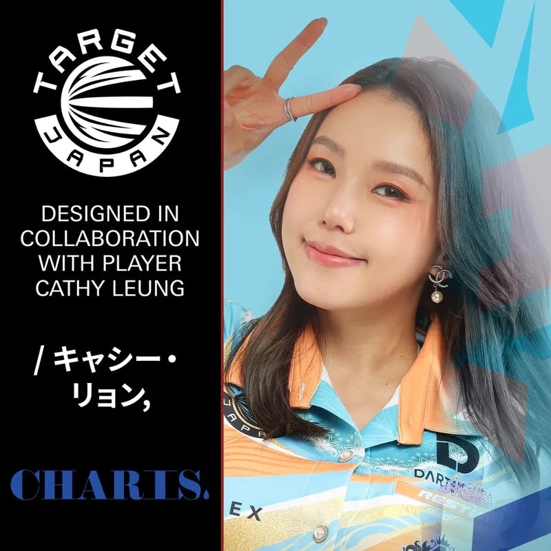 TARGET JAPAN CHARIS CATHY LEUNG BLUE NO.6 PLAYER K-FLEX