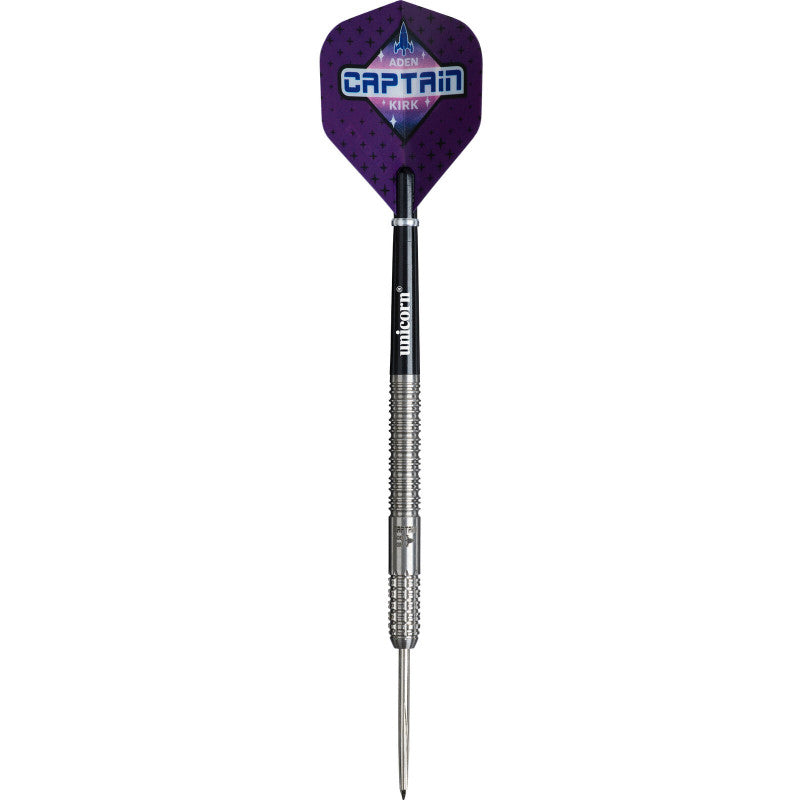 UNICORN ADEN KIRK 90% 22G STEEL TIP DARTS SINGLE VERTICAL FULL SETUP