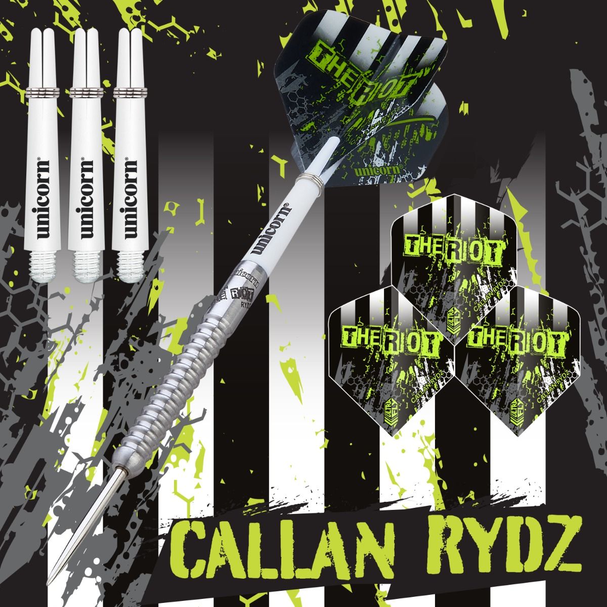 UNICORN CALLAN RYDZ CONTENDER 90% STEEL TIP DARTS
