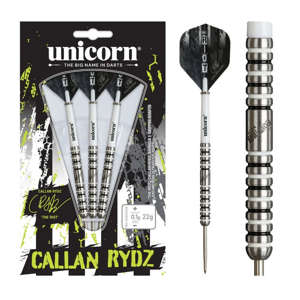 UNICORN CALLAN RYDZ THE RIOT PHASE 2 90% STEEL TIP DARTS