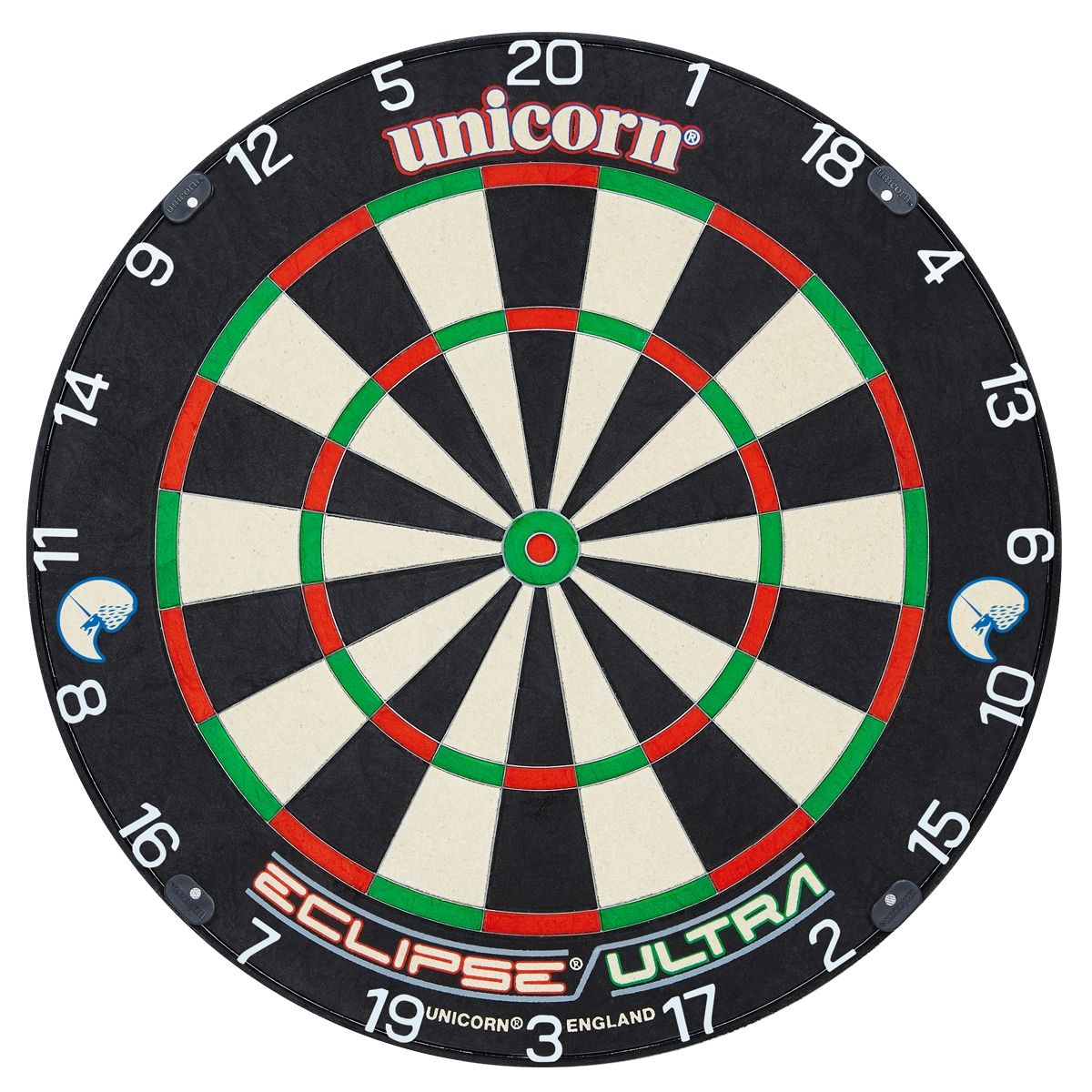 UNICORN ECLIPSE ULTRA BRISTLE DARTBOARD WITH UNILOCK