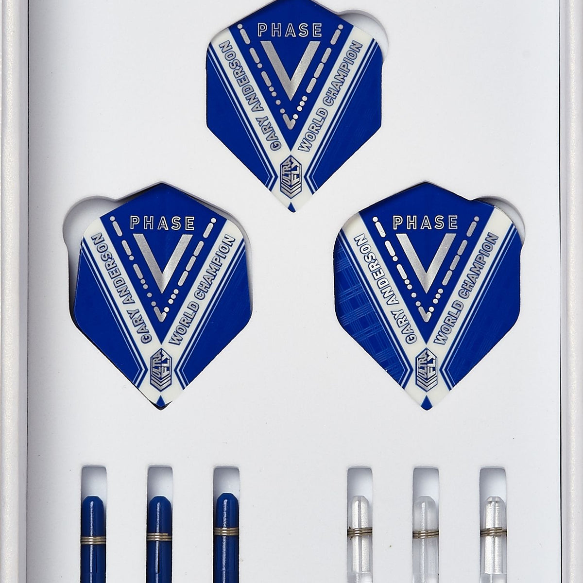 UNICORN GARY ANDERSON WORLD CHAMPION PHASE 5 90% STEEL TIP DARTS