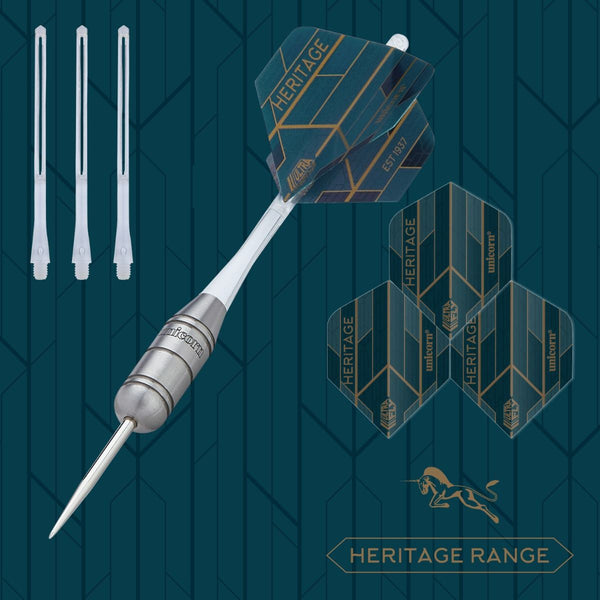 UNICORN HERITAGE ZIPPY 1981 80% STEEL TIP DARTS
