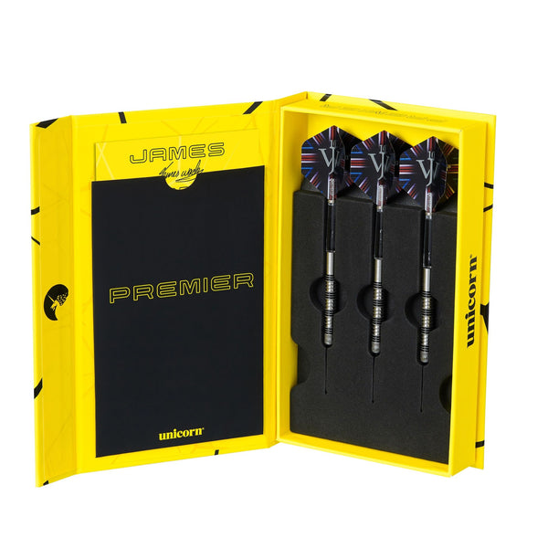 UNICORN JAMES WADE PREMIER 90% STEEL TIP DARTS