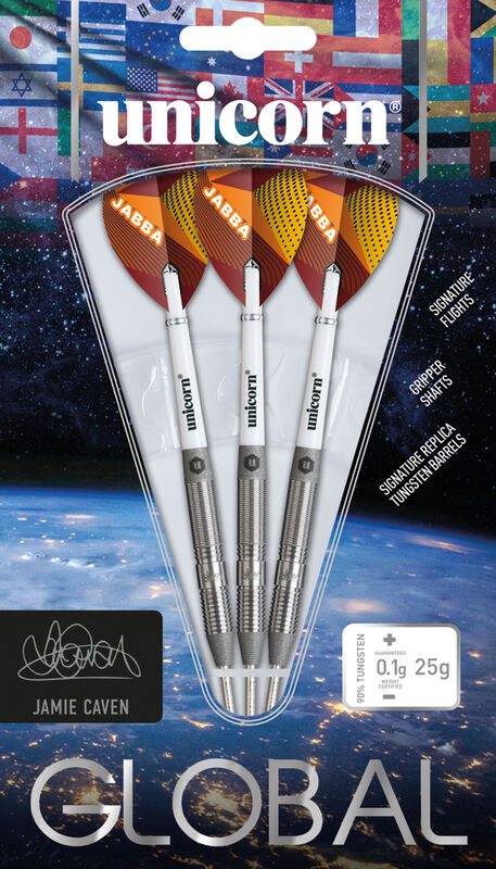 UNICORN JAMIE CAVEN 90% 25G STEEL TIP DARTS