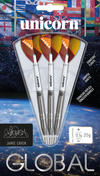 UNICORN JAMIE CAVEN 90% 25G STEEL TIP DARTS