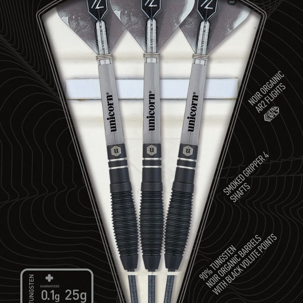 UNICORN NOIR STYLE 1 90% STEEL TIP DARTS