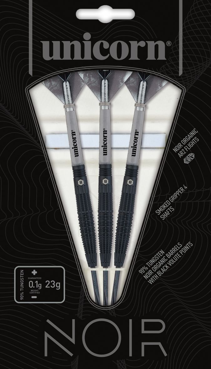 UNICORN NOIR STYLE 2 90% STEEL TIP DARTS