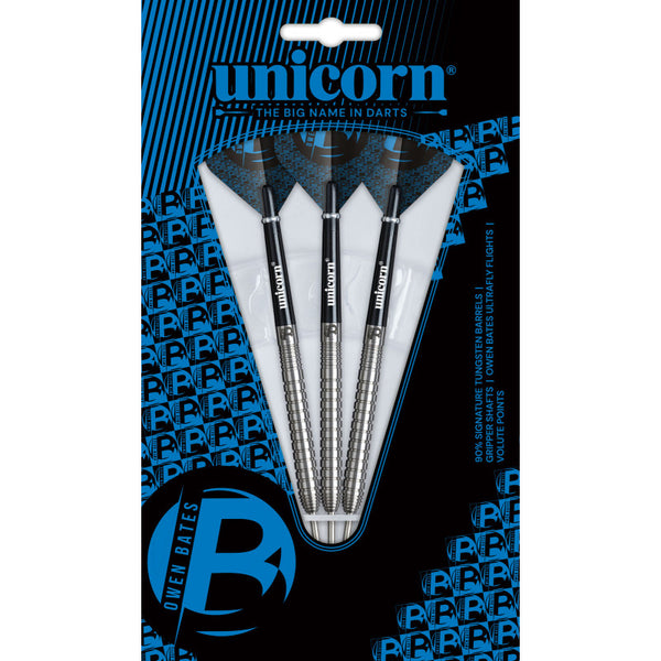 UNICORN OWEN BATES 90% 24G STEEL TIP DARTS BOX