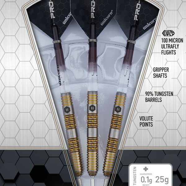 UNICORN PRO-TECH STYLE 6 90% STEEL TIP DARTS