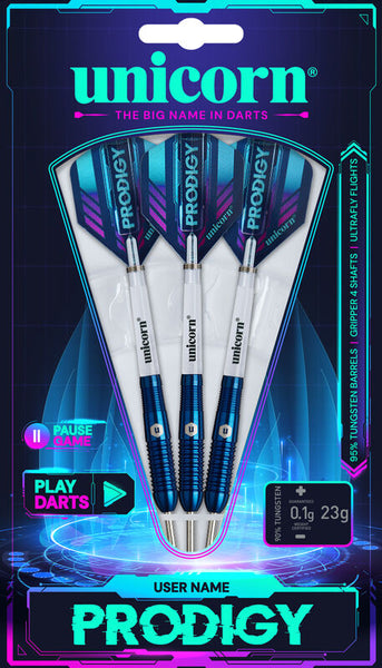 UNICORN PRODIGY 02 95% STEEL TIP DARTS