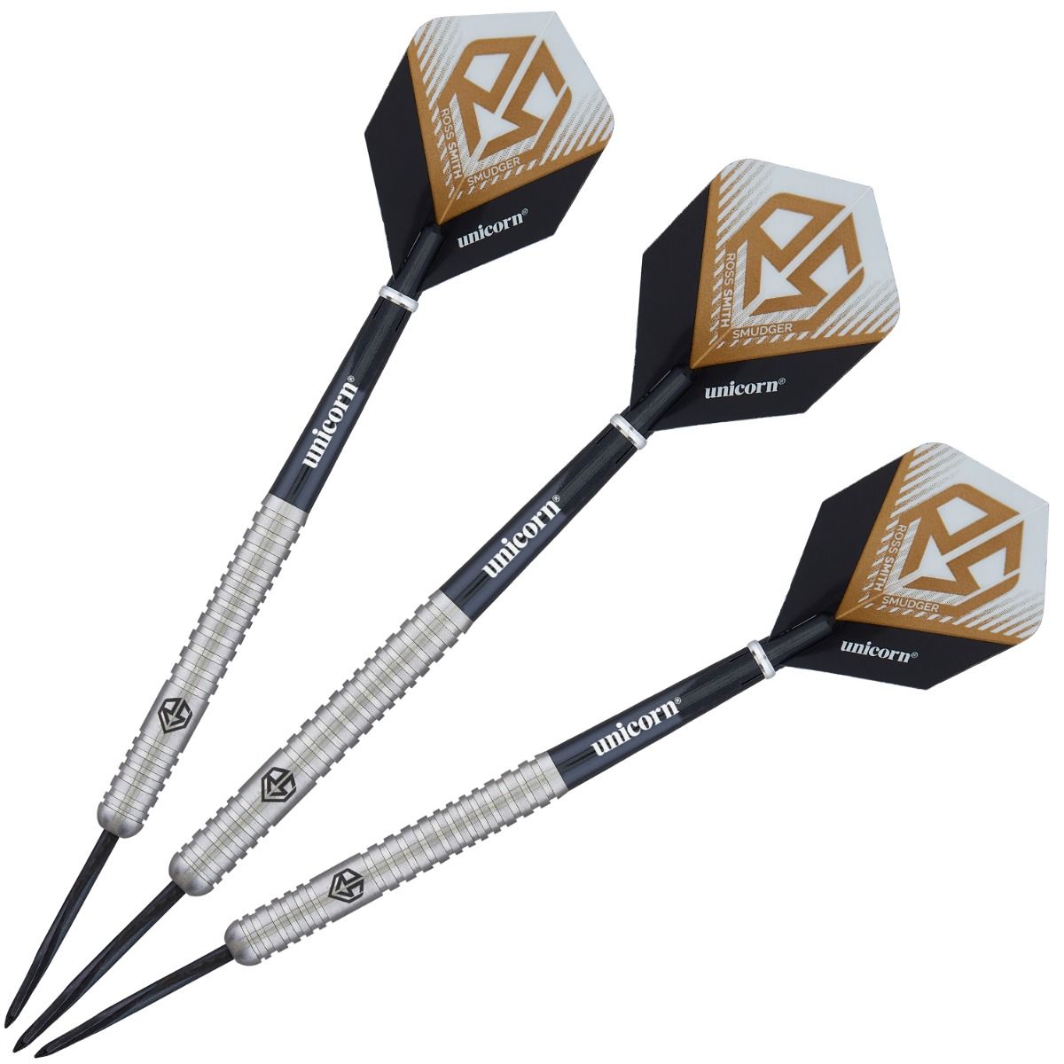 UNICORN ROSS SMITH NATURAL 90% STEEL TIP DARTS