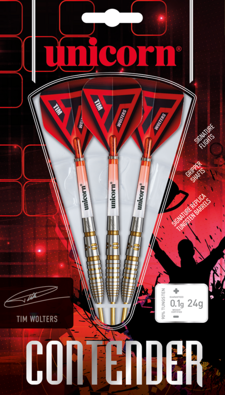 UNICORN TIM WOLTERS 24G 90% STEEL TIP DARTS