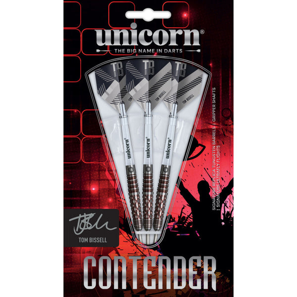 UNICORN TOM BISSELL 22G 95% STEEL TIP DARTS