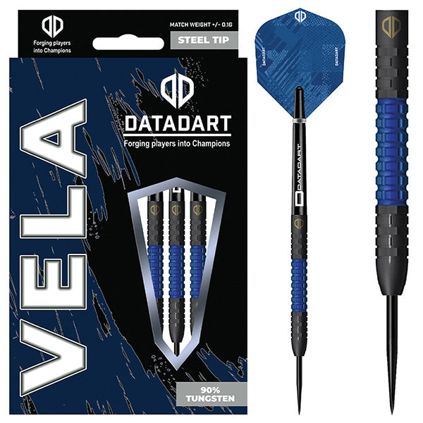 DATADART VELA 90% TUNGSTEN STEEL TIP DARTS