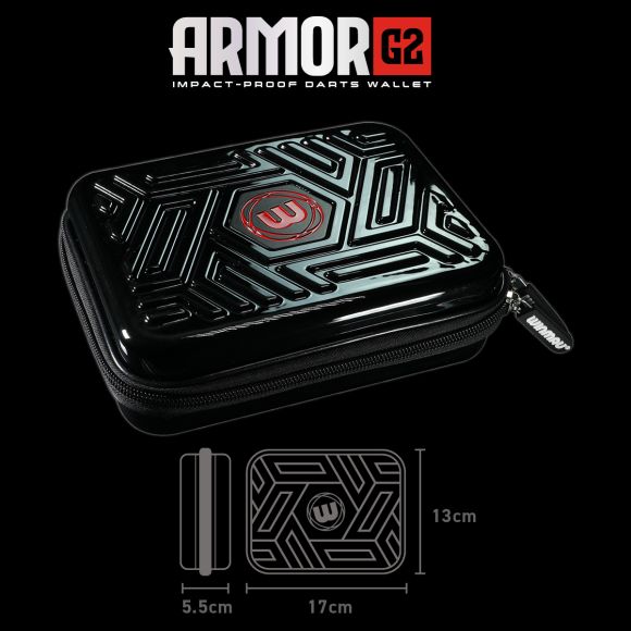 WINMAU ARMOR G2 CASE / WALLET - BLACK