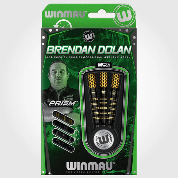 WINMAU BRENDAN DOLAN SIGNATURE SERIES 1 90% STEEL TIP DARTS BOX