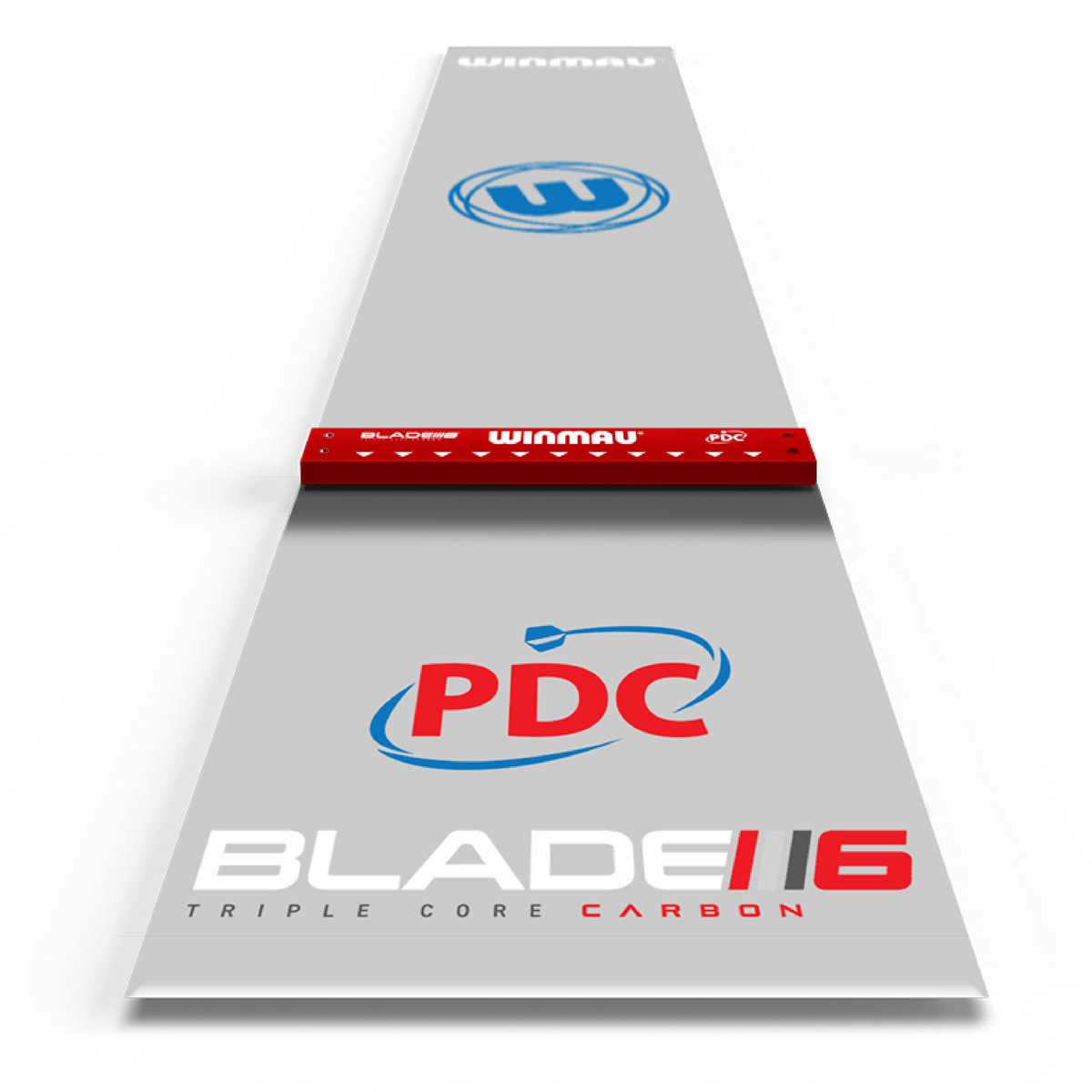 WINMAU CLEARZONE PVC DART MAT WITH INTEGRATED OCHE