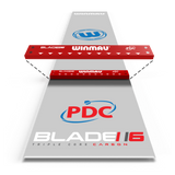 WINMAU CLEARZONE PVC DART MAT WITH INTEGRATED OCHE