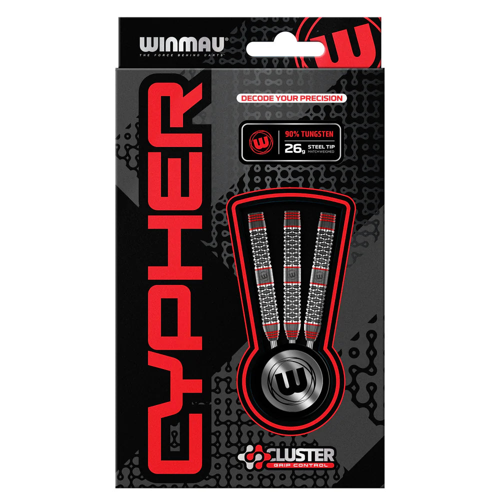 WINMAU CYPHER 90% STEEL TIP DARTS