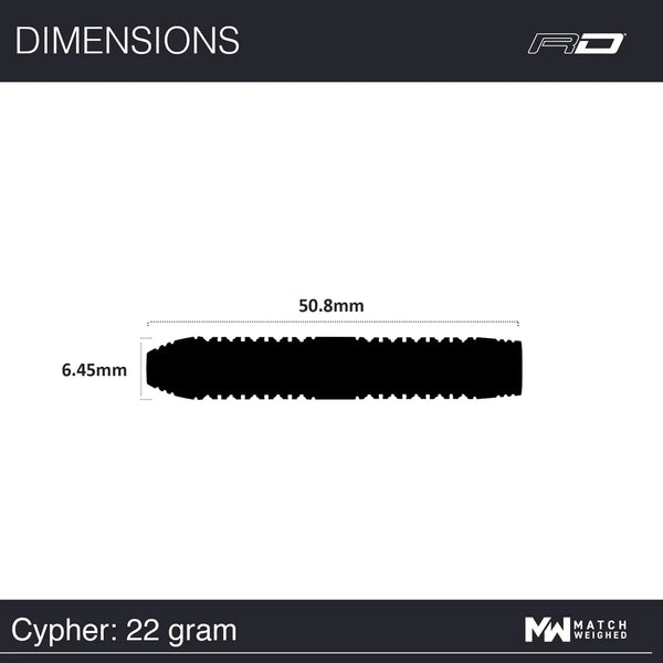 WINMAU CYPHER 90% STEEL TIP DARTS