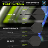 WINMAU FUSION NO.2 INTEGRATED FLIGHT & SHAFT - BLACK