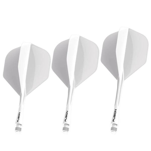 WINMAU FUSION NO.2 INTEGRATED FLIGHT & SHAFT - WHITE