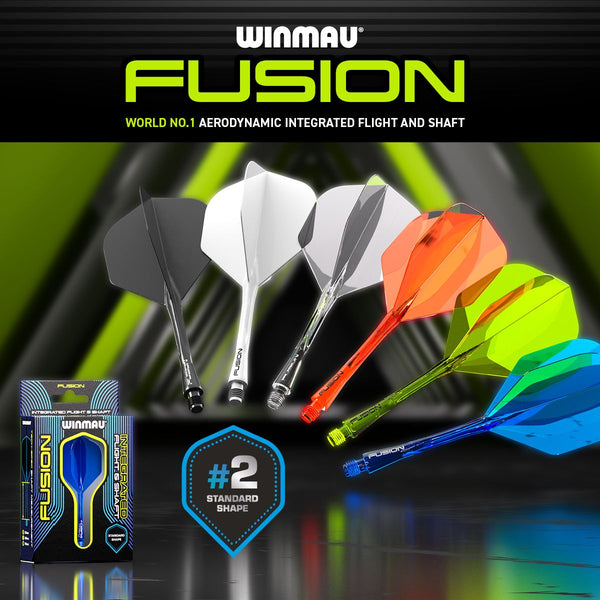 WINMAU FUSION NO.2 INTEGRATED FLIGHT SYSTEM - CLEAR