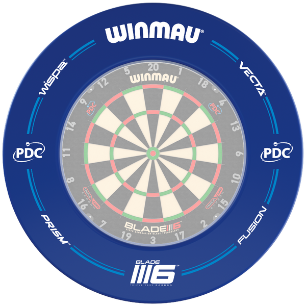 WINMAU PDC BLUE DARTBOARD SURROUND