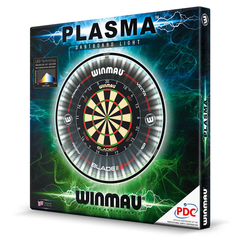 WINMAU PLASMA DARTBOARD LIGHT PACKAGING