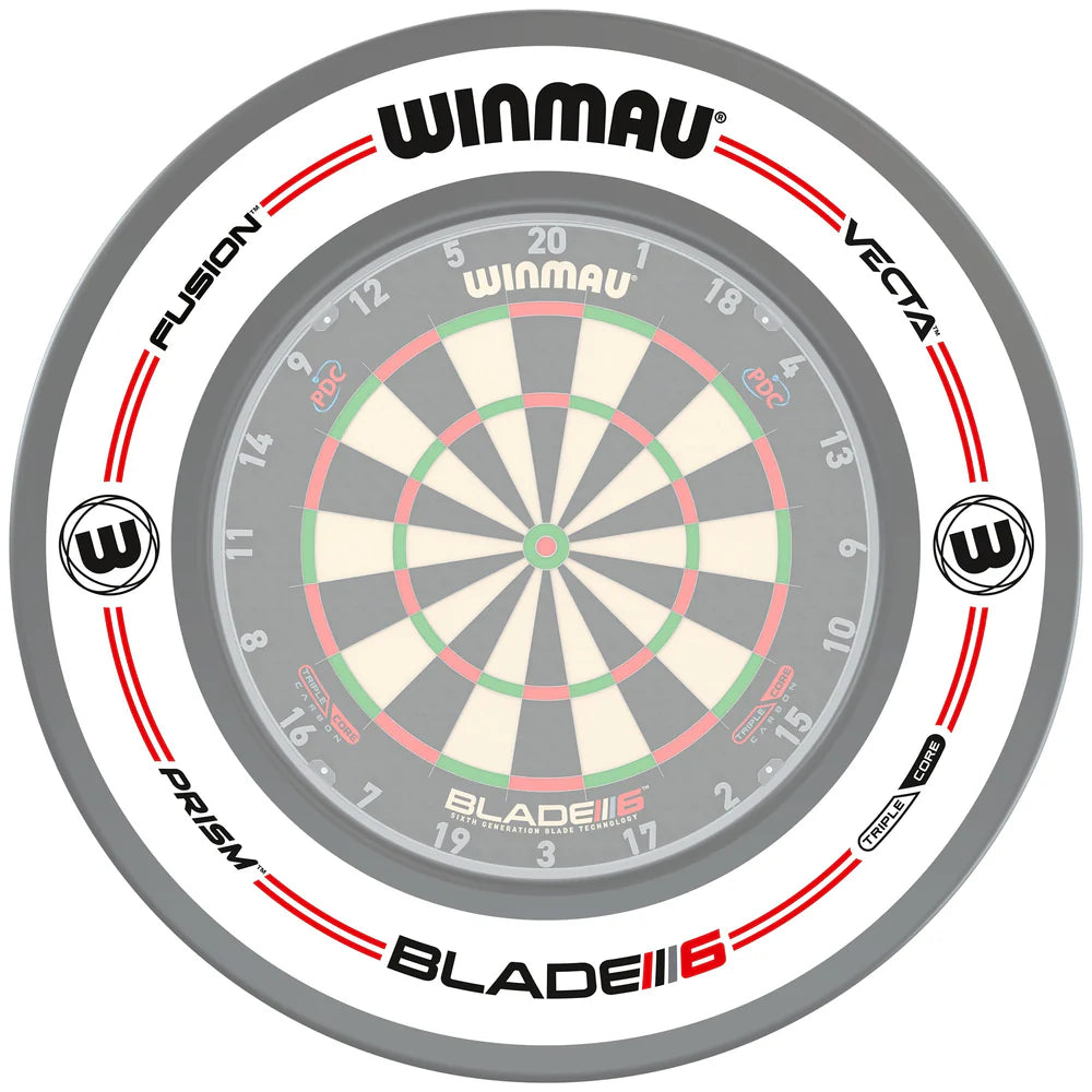 WINMAU PRO-LINE ORIGINAL WHITE DARTBOARD SURROUND