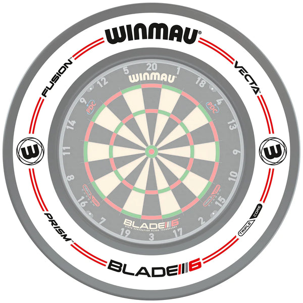 WINMAU PRO-LINE ORIGINAL WHITE DARTBOARD SURROUND