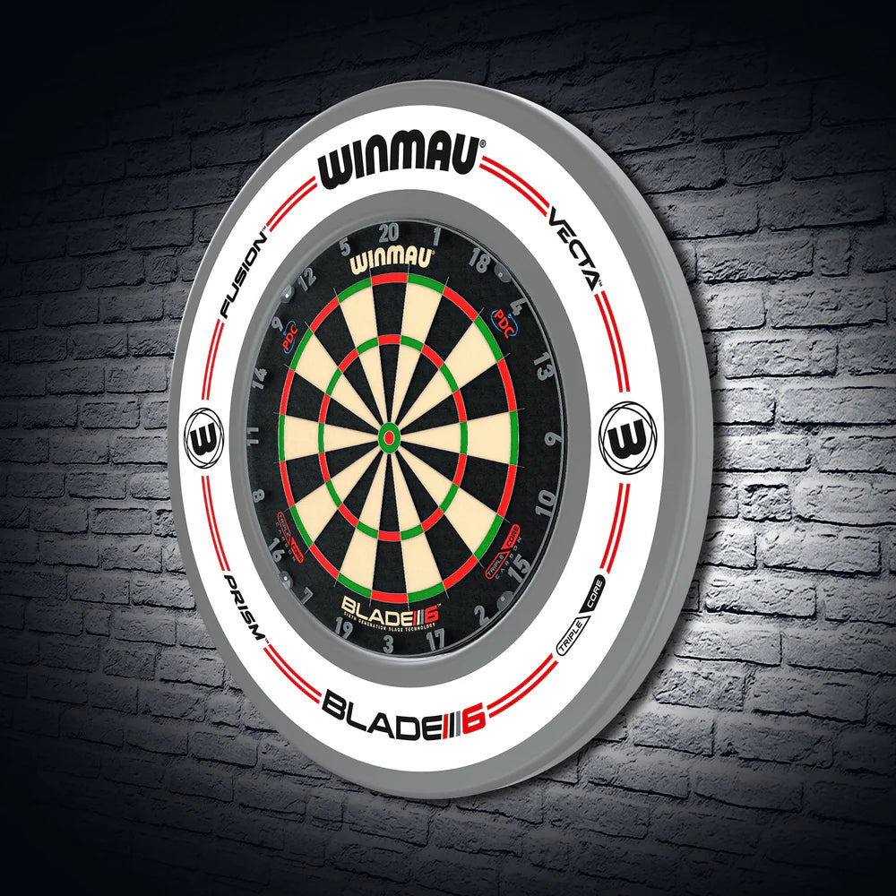 WINMAU PRO-LINE ORIGINAL WHITE DARTBOARD SURROUND