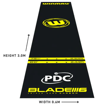WINMAU PRO ZONE ESSENTIAL PVC DART MAT