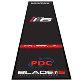 WINMAU PRO ZONE PRECISION BLADE 6 SOFT FEEL DART MAT & INTEGRATED OCHE