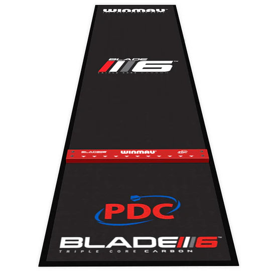 WINMAU PRO ZONE PRECISION BLADE 6 SOFT FEEL DART MAT & INTEGRATED OCHE
