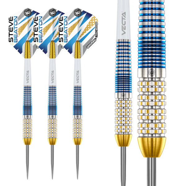 WINMAU STEVE BEATON LEGACY EDITION 90% STEEL TIP DARTS BARRELS