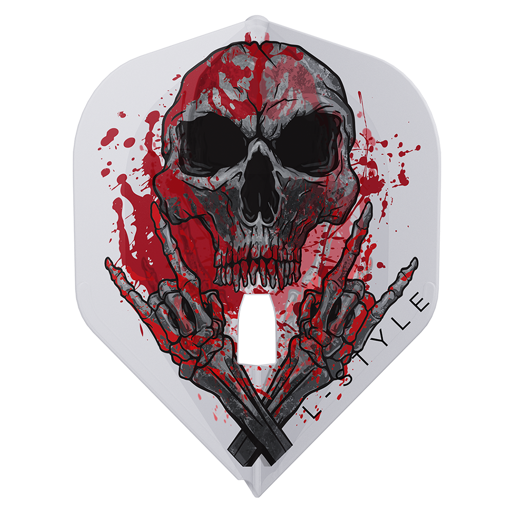 L-STYLE RYAN SEARLE L1 PRO V3 CLEAR WHITE DART FLIGHTS
