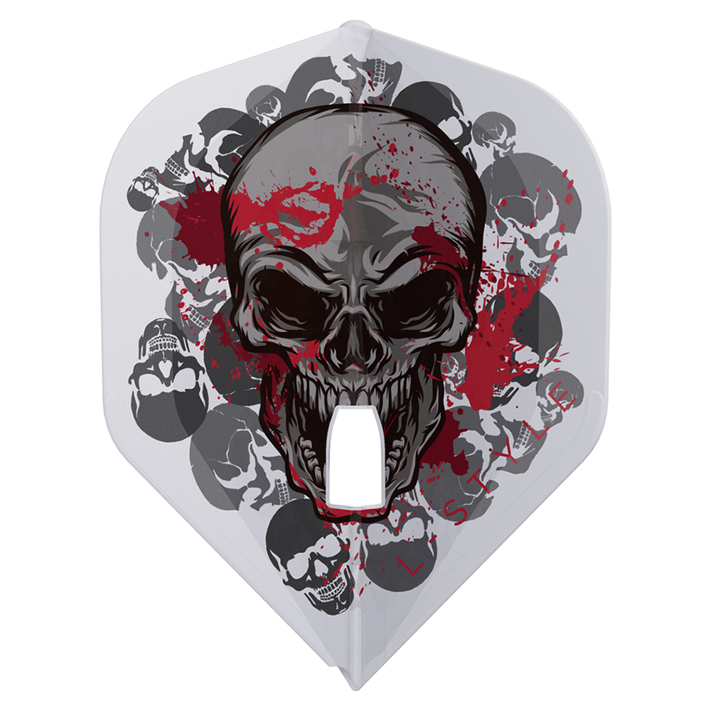 L-STYLE RYAN SEARLE L1 PRO V2 CLEAR WHITE DART FLIGHTS
