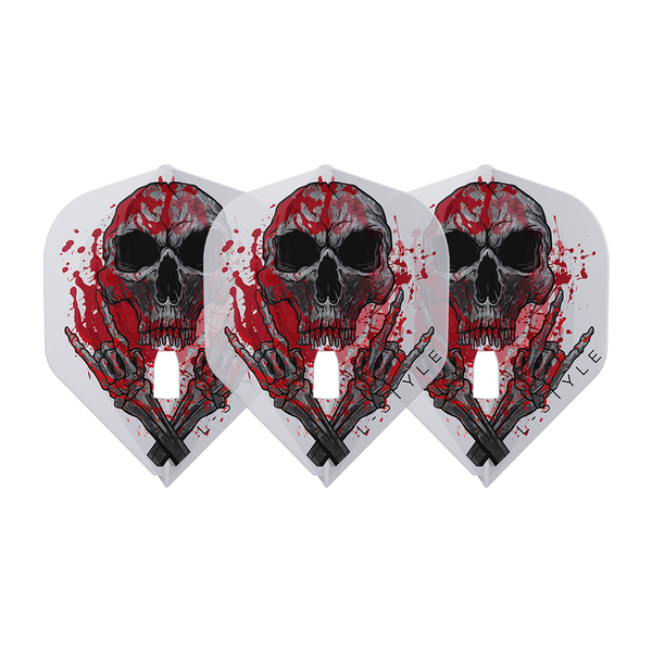 L-STYLE RYAN SEARLE L1 PRO V3 CLEAR WHITE DART FLIGHTS