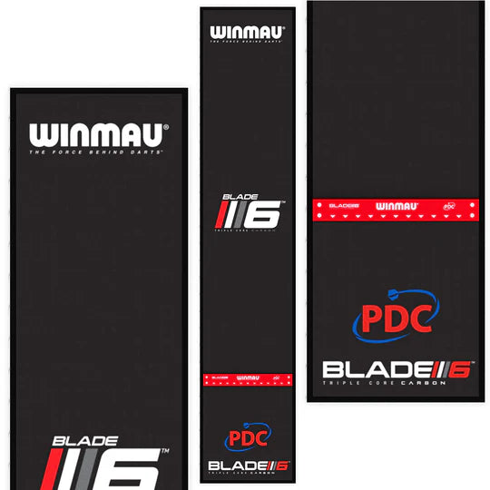 WINMAU PRO ZONE PRECISION BLADE 6 SOFT FEEL DART MAT WITH INTEGRATED OCHE